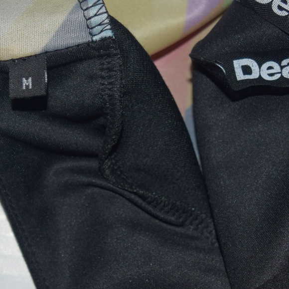 Desigual Women's Black Olympic Knitted Dress Short Sleeve Size M - Picture 7 of 7